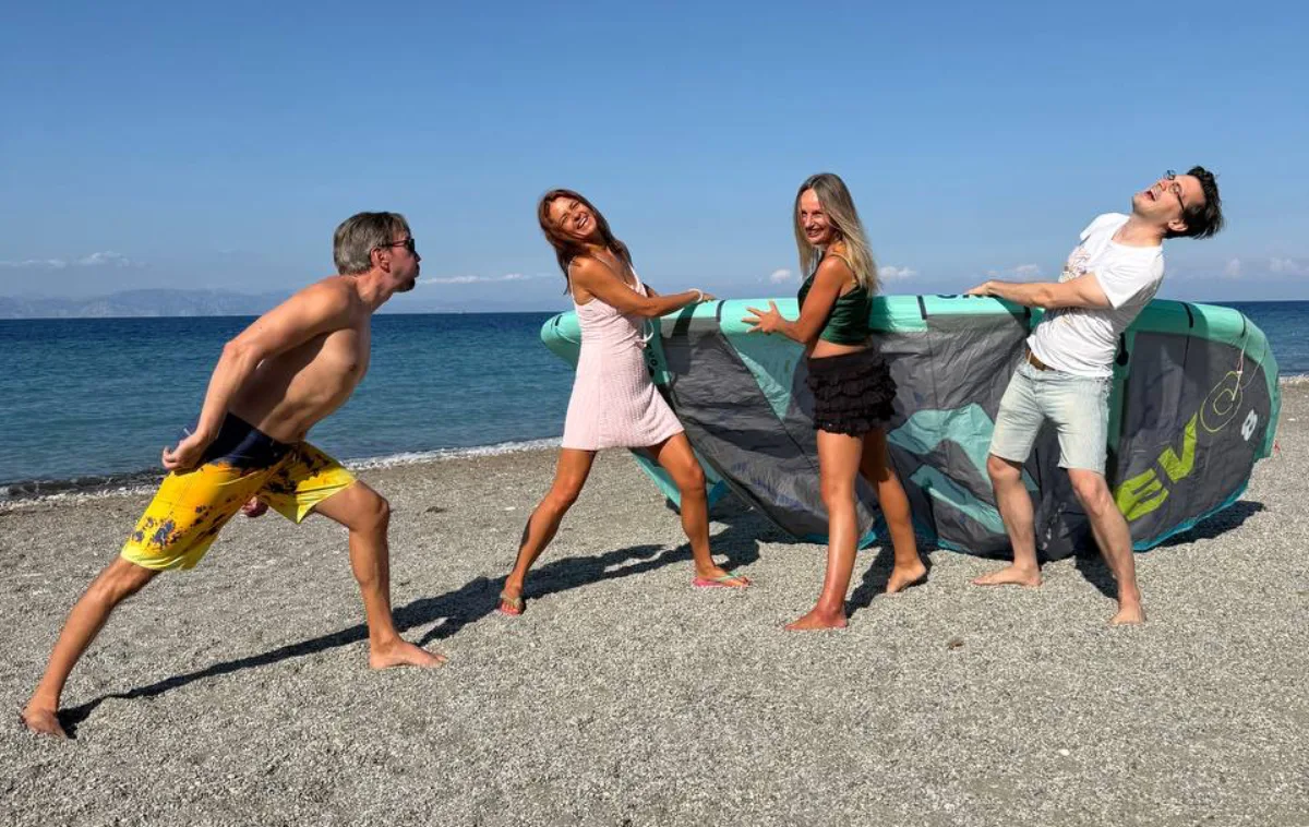 Rhodes kite and yoga experience